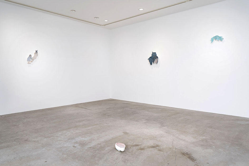 The installation view of solo show : Mask in the Bright Day